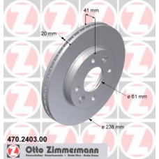 470.2403.00 ZIMMERMANN Тормозной диск