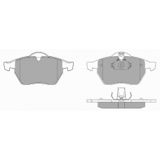 665 SIMER Комплект тормозных колодок, дисковый тормоз