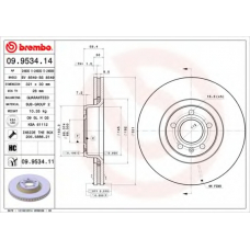 BS 8549 BRECO Тормозной диск