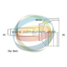 12-090249 ODM-MULTIPARTS Шарнирный комплект, приводной вал