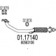 01.17140 MTS Труба выхлопного газа