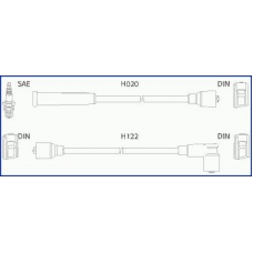 134317 Huco Ккомплект проводов зажигания