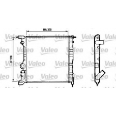 816656 VALEO Радиатор, охлаждение двигателя