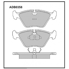 ADB0358 Allied Nippon Тормозные колодки