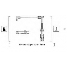 941045380523 MAGNETI MARELLI Комплект проводов зажигания