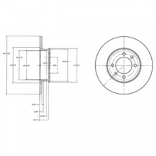 BG3261 DELPHI Тормозной диск