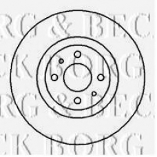 BBD4981 BORG & BECK Тормозной диск
