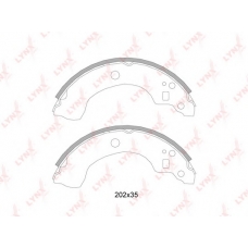 BS5718 LYNX Колодки тормозные задние
