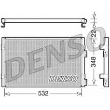 DCN06002 DENSO Конденсатор, кондиционер