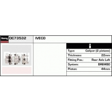 DC73532 DELCO REMY Тормозной суппорт