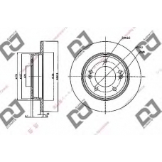 BD2065 DJ PARTS Тормозной диск