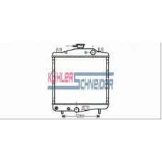 5300601 KUHLER SCHNEIDER Радиатор, охлаждение двигател