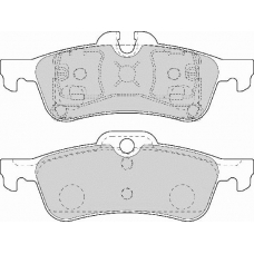 FD7103A NECTO Комплект тормозных колодок, дисковый тормоз