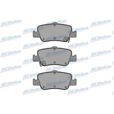 AC862581D AC Delco Комплект тормозных колодок, дисковый тормоз