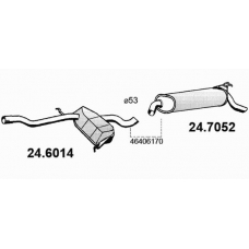 24.7052 ASSO Глушитель выхлопных газов конечный