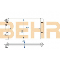 2110217 BEHR Radiator