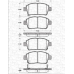 363702161244 MAGNETI MARELLI Комплект тормозных колодок, дисковый тормоз