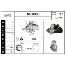 ME9030 SNRA Стартер