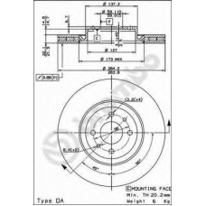 BS 7974 BRECO Тормозной диск