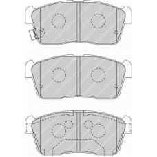FDB1532 FERODO Комплект тормозных колодок, дисковый тормоз