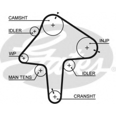 5482XS GATES Ремень ГРМ