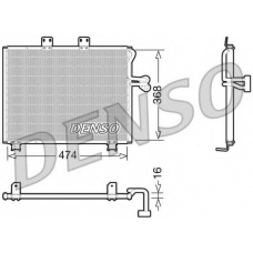 DCN06013 DENSO Конденсатор, кондиционер