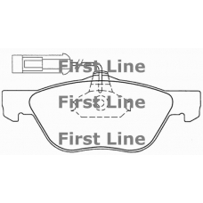 FBP3011 FIRST LINE Комплект тормозных колодок, дисковый тормоз