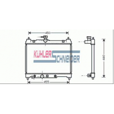 3200331 KUHLER SCHNEIDER Радиатор, охлаждение двигател