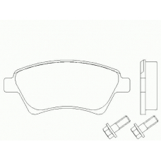 MDK0227 MINTEX Комплект тормозов, дисковый тормозной механизм