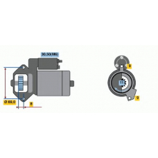 0 001 139 015 BOSCH Стартер