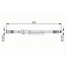 1 987 481 493 BOSCH Тормозной шланг