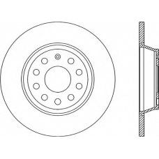 BDA2263.10 OPEN PARTS Тормозной диск