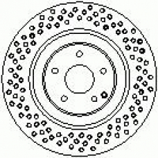 38573 KAWE Тормозной диск