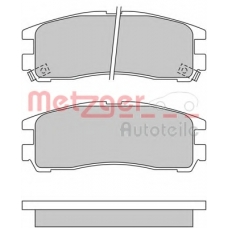1170413 METZGER Комплект тормозных колодок, дисковый тормоз