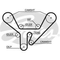 5518XS GATES Ремень ГРМ