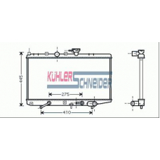 5200021 KUHLER SCHNEIDER Радиатор, охлаждение двигател