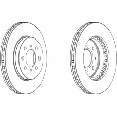 DDF1281-1 FERODO Тормозной диск