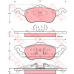 GDB1358 TRW Комплект тормозных колодок, дисковый тормоз