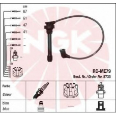 8735 NGK Комплект проводов зажигания