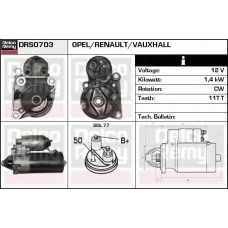 DRS0703 DELCO REMY Стартер