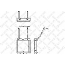 10-35010-SX STELLOX Теплообменник, отопление салона