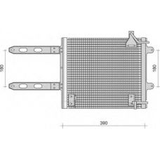 350203291000 MAGNETI MARELLI Конденсатор, кондиционер