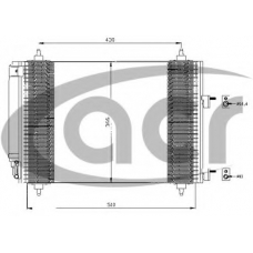 300492 ACR Конденсатор, кондиционер