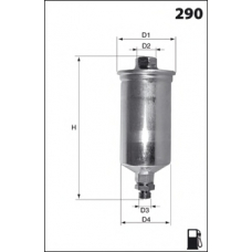 ELE3575 MECAFILTER Топливный фильтр