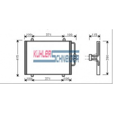 0922701 KUHLER SCHNEIDER Конденсатор, кондиционер