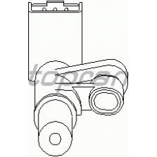 721 698 TOPRAN Датчик частоты вращения, управление двигателем
