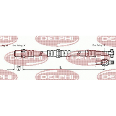 LH3666 DELPHI Тормозной шланг