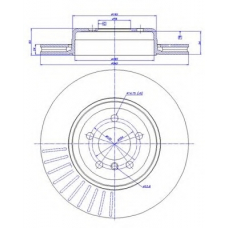 142.1075 CAR Тормозной диск
