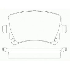 P 85 095 BREMBO Комплект тормозных колодок, дисковый тормоз