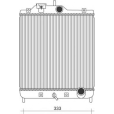 350213926000 MAGNETI MARELLI Радиатор, охлаждение двигателя